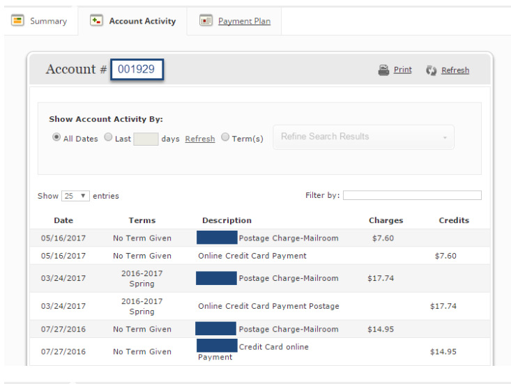 Payment Portal Overview Illinois College